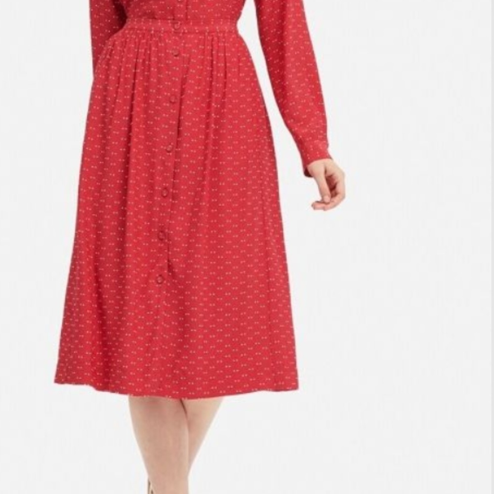 Uniqlo x IDLF rayon skirt